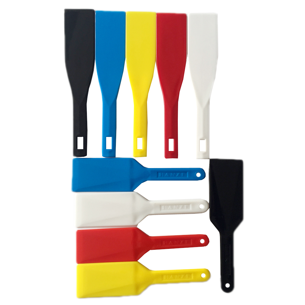 plastic or stainless material screen printing ink spatulas for ink