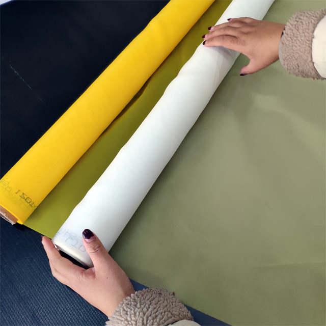 white & yellow 140T-34 high tension balloon printing mesh