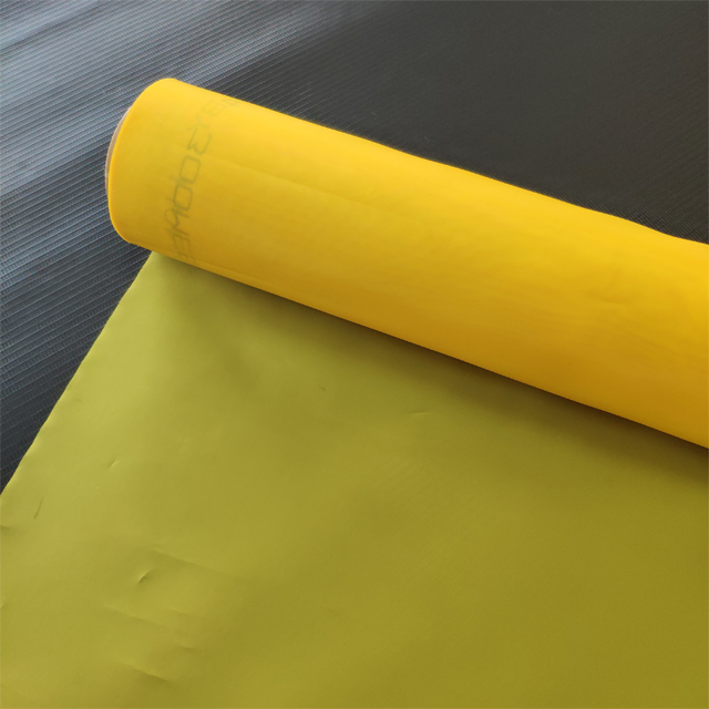 Polyester Screen Printing Mesh 86/90 mesh recommended for printing opaque white/light colour onto dark fabric to allow maximum