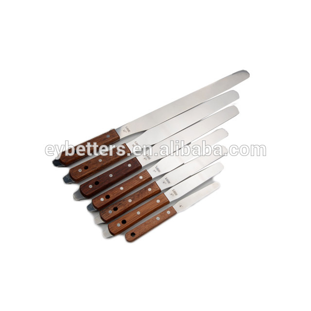 spatula steel stainless screen printing flexible ink plastic spatula for silk screen printing industry